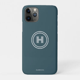 iPhone-Hülle | Modernes einfaches Monogramm Case-Mate iPhone Hülle