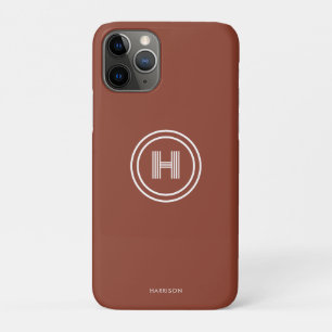 iPhone-Hülle   Modernes einfaches Monogramm Case-Mate iPhone Hülle
