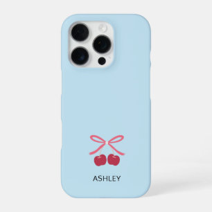 iPhone-Hülle Süßer Kirsch-Schleifen-Cover iPhone 16 Pro Hülle