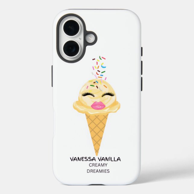 IPHONE-Hülle Vanessa Vanilla  iPhone 16 Hülle (Rückseite)