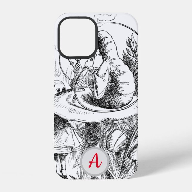 IPHONE INITIAL 12 COQUE Hookah-Fumer la chenille (Verso)