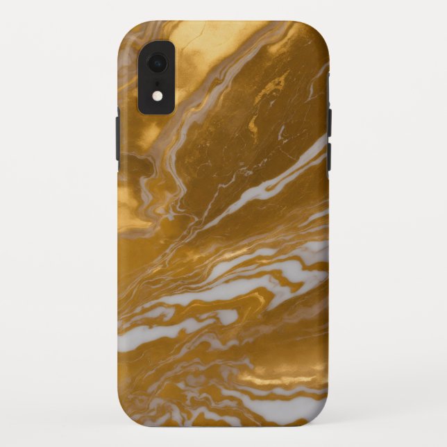 iPhone/iPad-Fall mit Luxus-Gold-Marble Case-Mate iPhone Hülle (Rückseite)