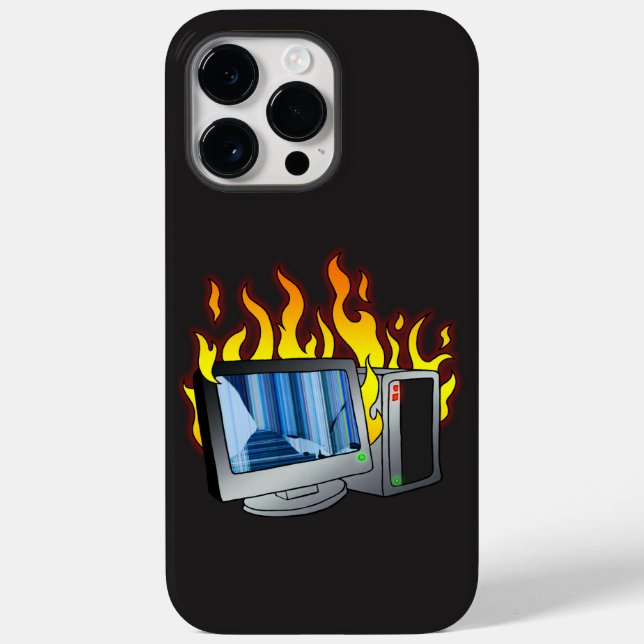 iPhone/iPad-Gehäuse für Computer mit Feuer Case-Mate iPhone 14 Pro Max Hülle (Rückseite)