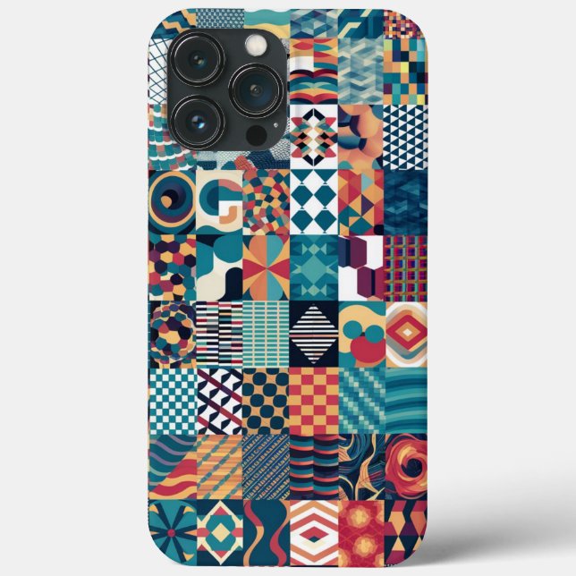 iPhone/iPad-Gehäuse für künstlerisches Gitter Case-Mate iPhone Hülle (Rückseite)
