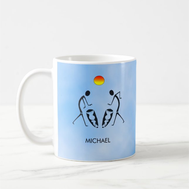 iPhone/iPad-Gehäuse für Sonnenschein und afrikanis Kaffeetasse (Links)