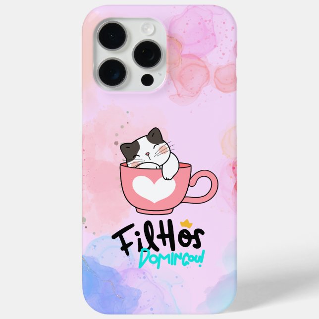 iPhone/iPad-Gehäuse mit Cat-Cup Case-Mate iPhone Hülle (Rückseite)