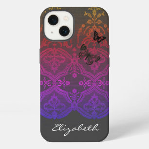 iPhone / iPad Hülle DIY NAME ANTIQUE LACE IN GRAU