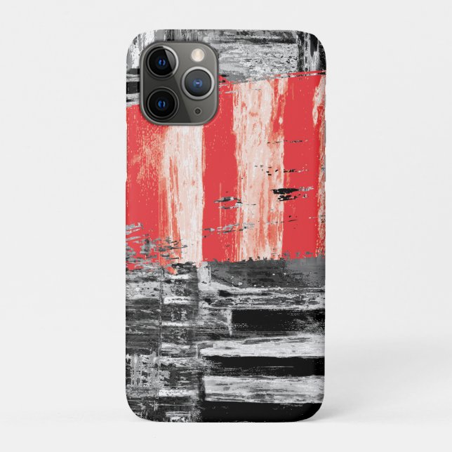 iPhone / iPad-Hülle – Rotes Puls-Abstraktdesign Case-Mate iPhone Hülle (Rückseite)