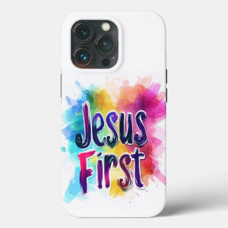iPhone/iPad Jesus First Case-Mate iPhone Hülle