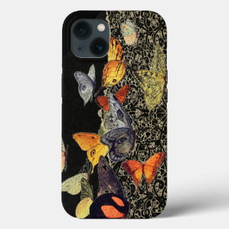 iPhone / LACE coque ipad EN NOIR AVEC DES BOUTEILL