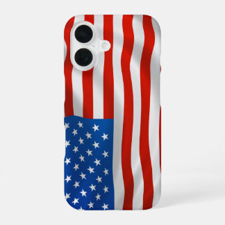 iPhone mit amerikanischer Flagge 16 Fall stolz Wav Hülle