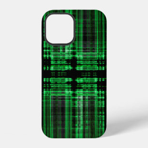 iPhone 12 Motif matriciel vert et noir Case-Mate coque iPhon