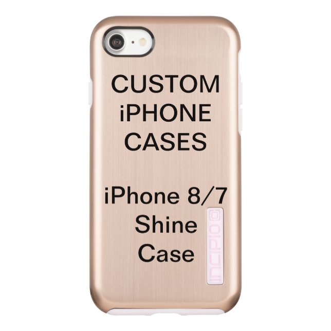 Iphone personnalisé 8/7 Coque brillant vierge (Dos)