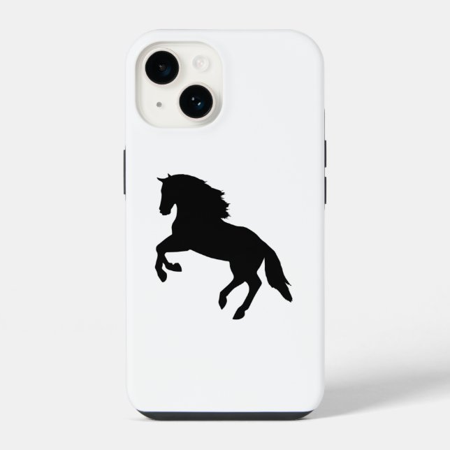 iPhone Pferdehülle 14 Hülle (Rückseite)