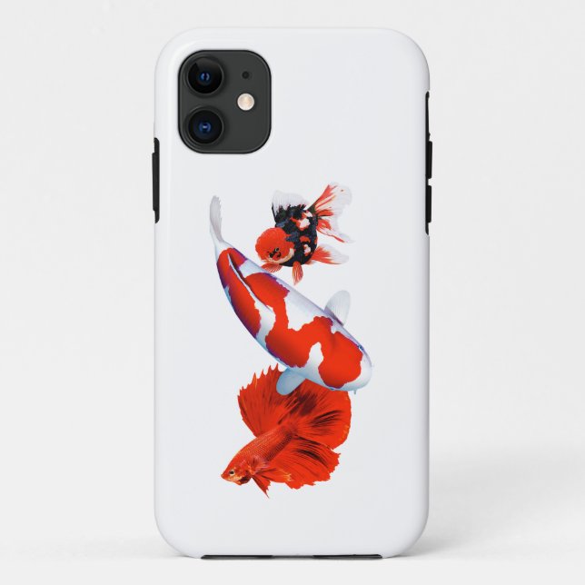 iPhone / Poisson d'or coque ipad, Koi, et Betta (Dos)