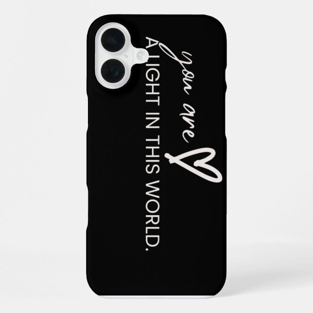iPhone Positiv Vibes Case 16 Plus Hülle (Rückseite)