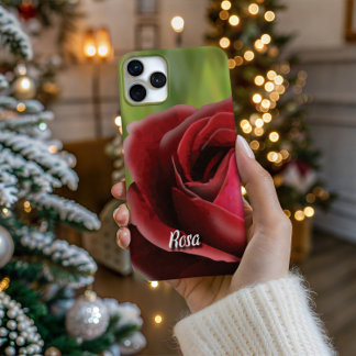 iPhone 16 Pro Rose haute définition en pleine floraison - Coque