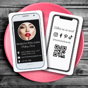iPhone Smartphone Social Media Foto QR-Code Visitenkarte