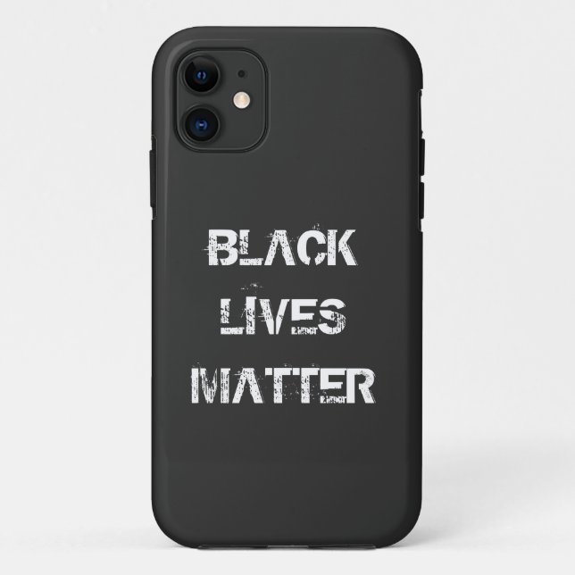 iPhone und iPad Case - BLACK LIVES MATTER (Rückseite)