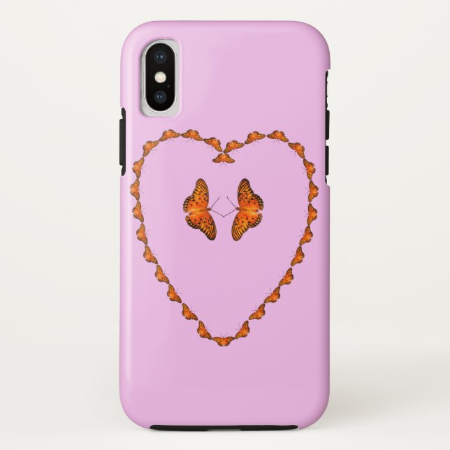 iPhone X Gehäuse, Schmetterlinge im Herzen - Tanz  Case-Mate iPhone Hülle (Rückseite)