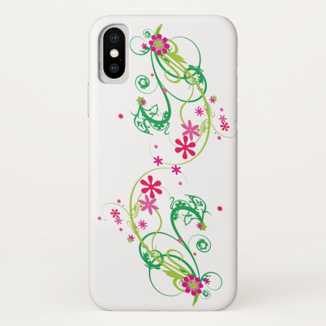 Iphone X kaum gibt Gehäuse-Blume Case-Mate iPhone Hülle (Rückseite)