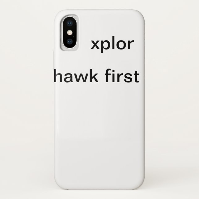 iphone x xplor Fall Case-Mate iPhone Hülle (Rückseite)