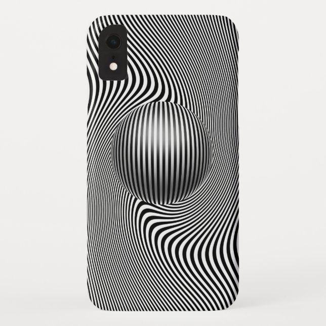iPhone XR geometrische optische Kunstmuster Abdeck Case-Mate iPhone Hülle (Rückseite)