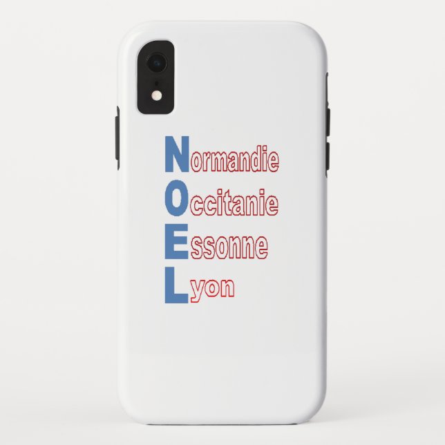 iPhone XR von Apple NOEL TOURISMUS FRANKREICH Case-Mate iPhone Hülle (Rückseite)