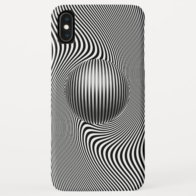 iPhone XS Max geometrische optische Kunstmuster Ab Case-Mate iPhone Hülle (Rückseite)
