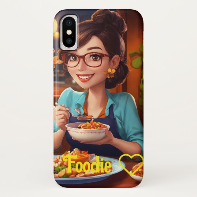iPhonecase Feinschmecker Design/ Zazzle Case-Mate iPhone Hülle (Rückseite)