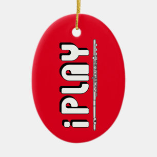 iPlay Flute Keramik Ornament