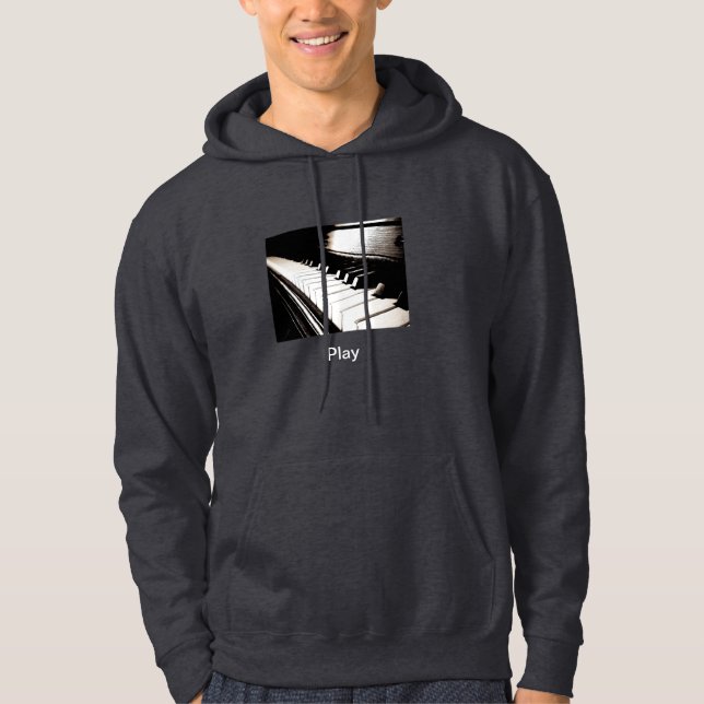 iPlay Piano Keys Hoodie (Vorderseite)