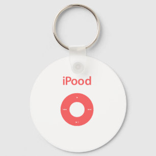 Ipod Spoof Ipood rosa Schlüsselanhänger