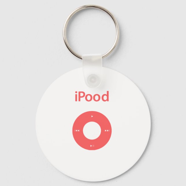 Ipod Spoof Ipood rosa Schlüsselanhänger (Vorderseite)