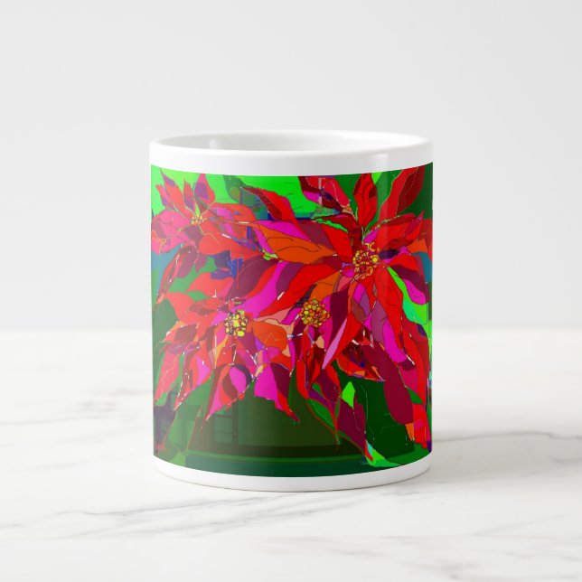 iPoinsettia Jumbo-Tasse (Vorderseite)