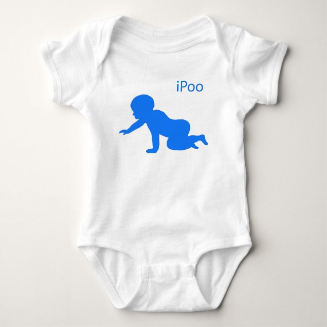 Ipooblume Baby Strampler (Vorderseite)