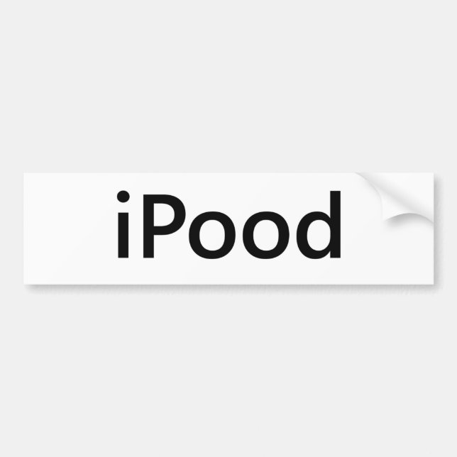 iPood Autoaufkleber (Vorne)
