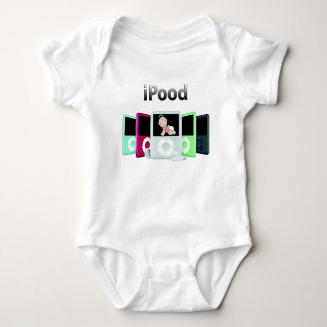 iPood Girl Baby Strampler (Vorderseite)
