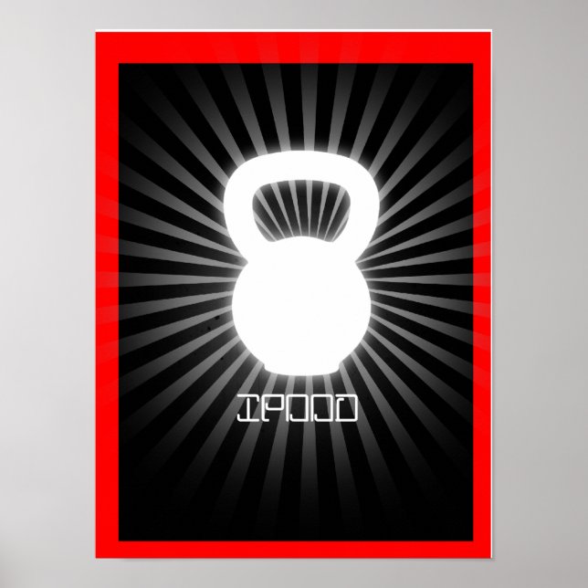 Ipood - Kettlebell Elite Fitness Poster (Devant)