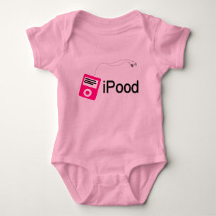 ipood-rosa baby strampler
