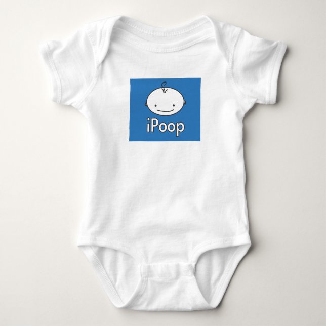 iPoop Baby Strampler (Vorderseite)