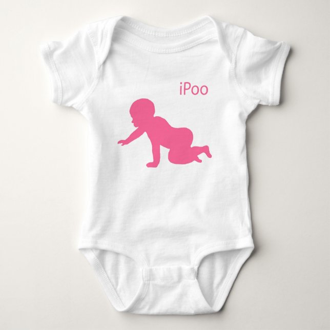 IpooPink Baby Strampler (Vorderseite)