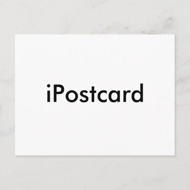 iPostkarte Postkarte (Vorderseite)