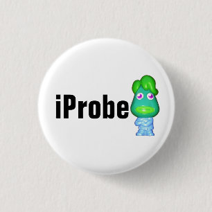 iProbe mit Little Alien Space Man Button