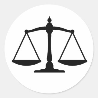Ipsa Loquitur - Justizwesen Runder Aufkleber