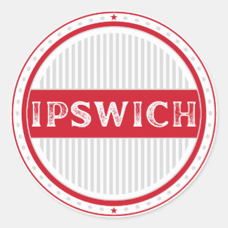 Ipswich City Pride Emblem – English Identity Runder Aufkleber