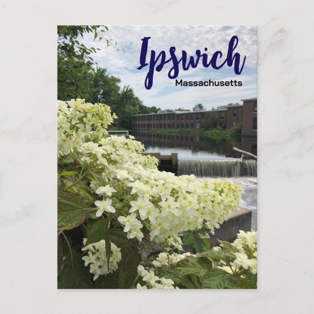 Ipswich Massachusetts Postkarte (Vorderseite)