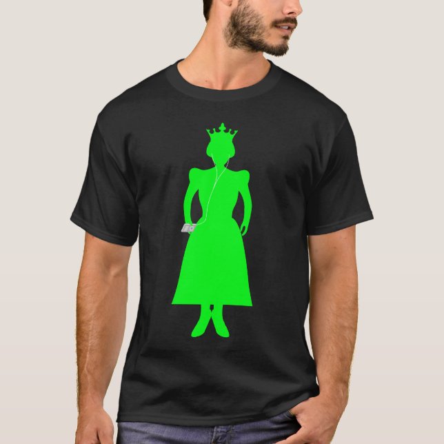 iQueen Grün T-Shirt (Vorderseite)