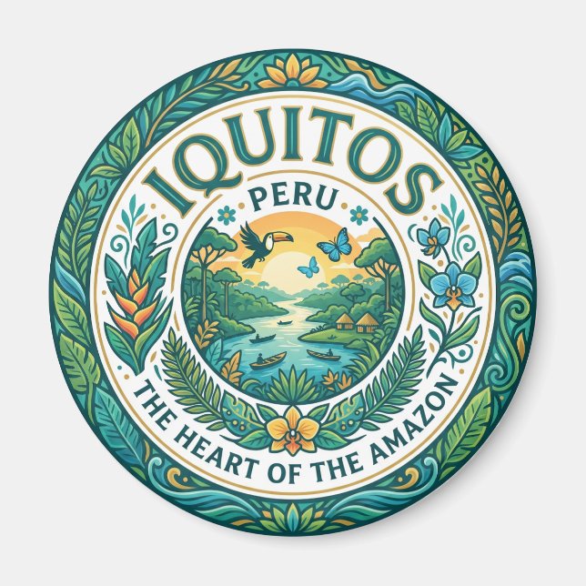 Iquitos, Peru Peru Magnet (Vorne)