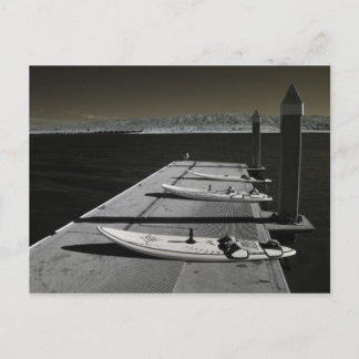 IR für Windsurfen Postkarte